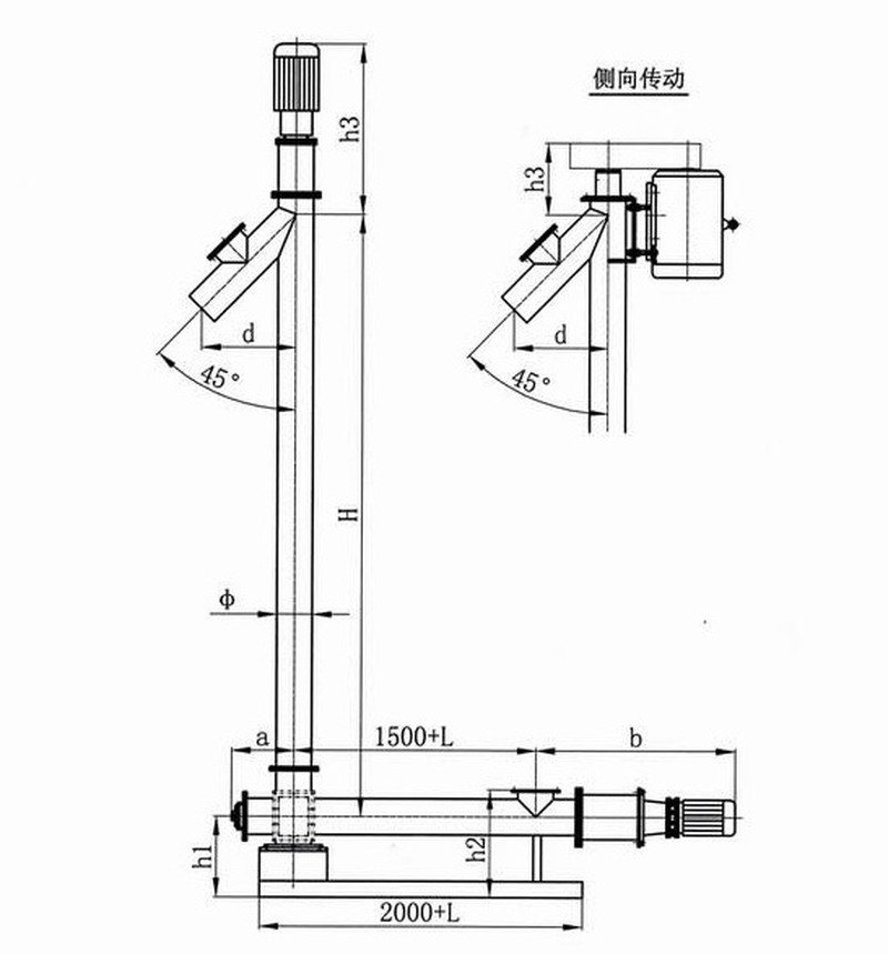 Vertical Screw Conveyor Vertical Screw Conveyor