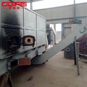 Nagnuti strugački lančani transporter